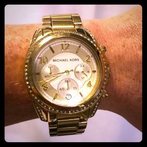 Michael Kors Gold Watch - preowned